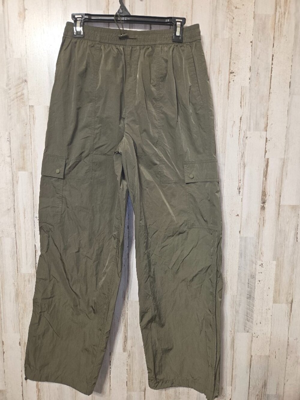 EUC Victoria Secret PINK size M Wide Parachute Cargo Pants Windbreaker Baggy